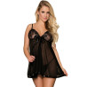 Subblime - Babydoll Avec Noeud Et Détails Brillants L / Xl